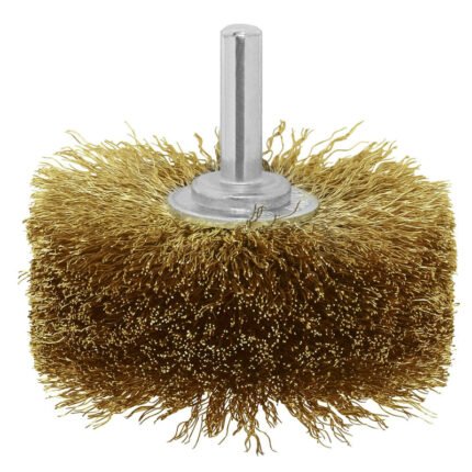 WOOD STRUCTURE BRUSH CRIMPED WIRE SHANK 8X80MM