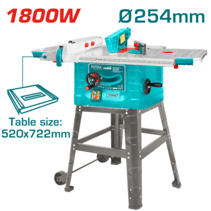 TOTAL TABLE SAW 1800W | 254X16MM (TS51825428)
