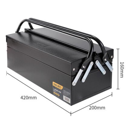 DELI METAL TOOL BOX 450×200×160MM | DL6231