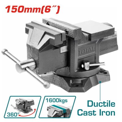 TOTAL BENCH VICE 6" - 150MM (THT6166)