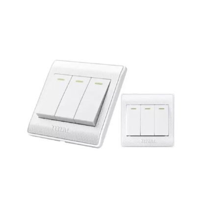 TOTAL 3 GANG SWITCH ELECTRIC 1 WAY 16A THESSH03101