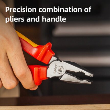 DELI INSULATED LABOR-SAVING COMBINATION PLIERS 7"| EDL512007