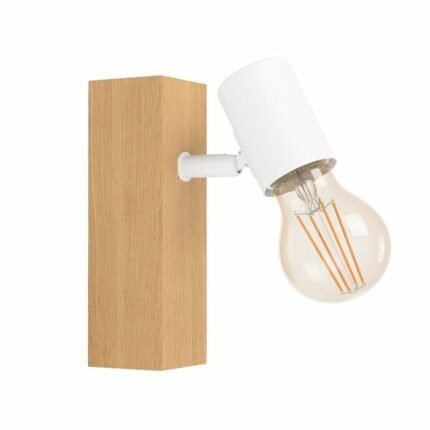 EGLO TOWNSHEND 3 WALL LIGHT WHITE + BROWN | EGL00319
