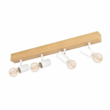 EGLO TOWNSHEND 3 WALL LIGHT WHITE + BROWN | EGL00104