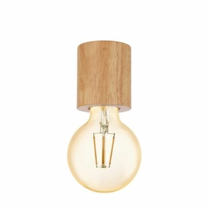 EGLO TURIALDO CEILING LAMP 99077 E27 WOOD BROWN | EGL00206