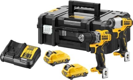 DEWALT 12V XR BRUSHLESS TWIN KIT | DCK2110L2T-GB