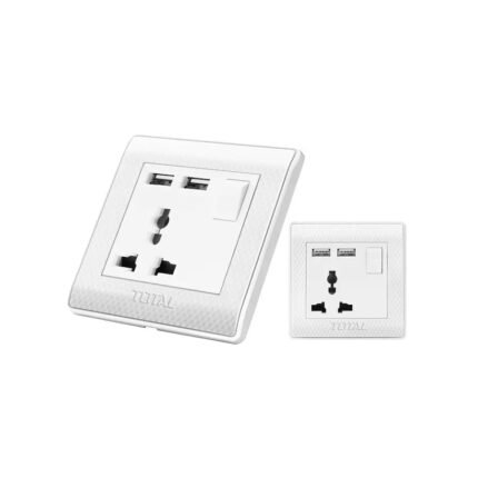 TOTAL 1 GANG 2&3 PIN 16 A ELECTRIC UNIVERSAL SOCKET, THESST1116A