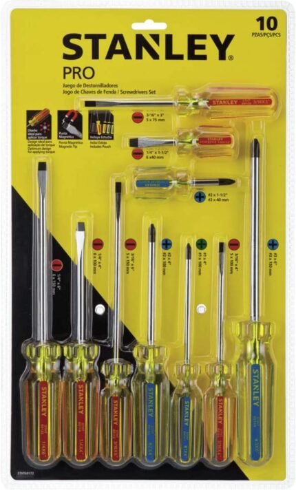 PRO SCREWDRIVER SET 10PCS