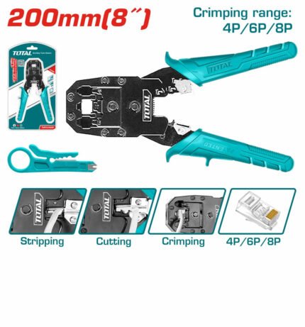 TMPC4468P MODULAR PLUG CRIMPER