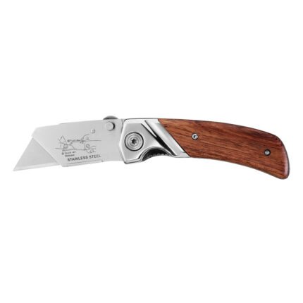 FOLDING KNIFE WOODEN HANDLE
