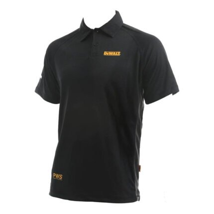 DEWALT RUTLAND POLO SHIRT - BLACK/GREY | DWC125-013