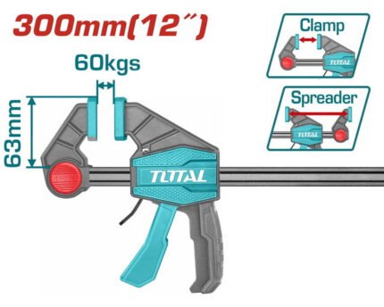 TOTAL QUICK BAR CLAMPS 12" (THT1340602)
