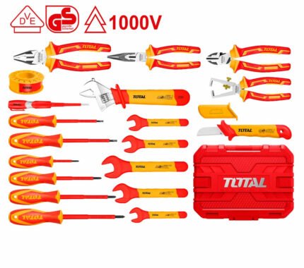19-PIECE INSULATED HAND TOOLS SET BY TOTAL (THKITH1901)