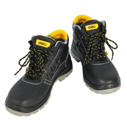 DELI TOOLS DA-AQX42AH SAFETY BOOTS - SIZE 42, ANTI-SLIP, STEEL TOE