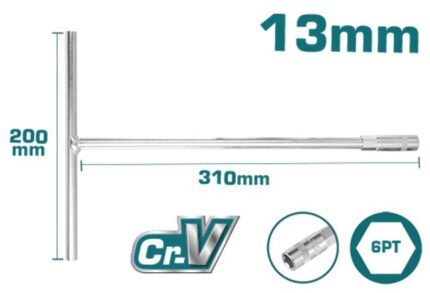 TOTAL T-HANDLE SOCKET WRENCH 13MM (THTSW1306)