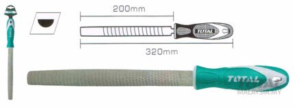 THT91686 HALF ROUND WOOD FILE