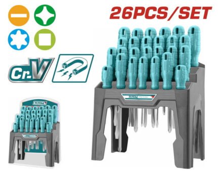 TOTAL 26 PCS SCREWDRIVER SET (THTDC252601)