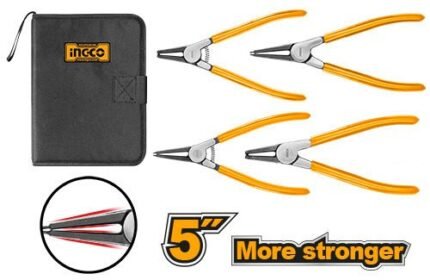 CIRCLIP PLIERS 4PCS, 5"/125MM