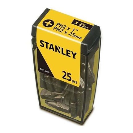 STANLEY SCREWDRIVER BITS PH2-25MM 25PCS STHT72680-8L