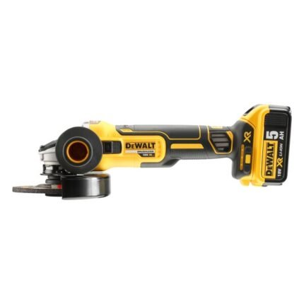 18V XR BRUSHLESS 125MM ANGLE GRINDER - 2 X 5AH