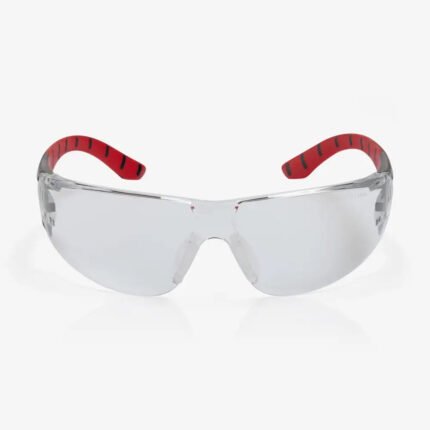 RILEY STREAM RED SAFETY GLASSES | CLEAR LENS