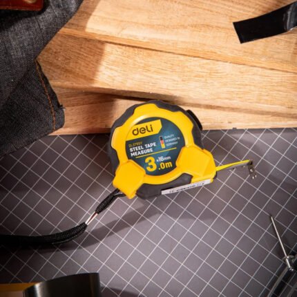 DELI SELF-LOCKING STEEL TAPE MEASURE 3M X 16MM | DL3795Y