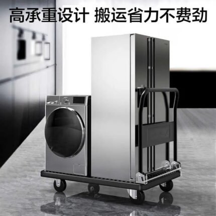 DELI DL436300 FOLDABLE FLATBED HANDCART WITH 300KG CAPACITY