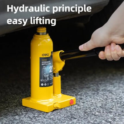 DELI 4-TON HYDRAULIC BOTTLE JACK 120MM | EDQ71004
