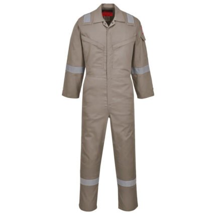 PORTWEST ARAFLAME SILVER FLAME RESISTANT COVERALL | KHAKI