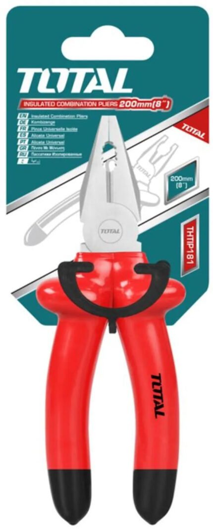 TOTAL COMBINATION PLIER 1000V 200MM (THTIP181) - FROM TOTAL