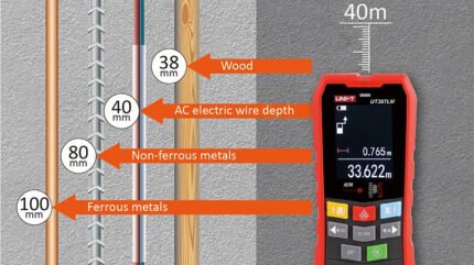 UNI-T WALL SCANNER + 40M LASER DISTANCE | UT387LM