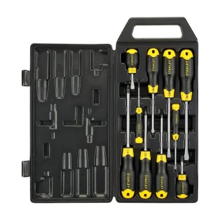 STANLEY CUSHION GRIP SCREWDRIVER PHILLIPS SLOTTED SET 10 PC | 2-65-005