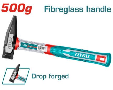 TOTAL CLAW HAMMER PLASTIC HANDLE 500G (THMH62500)