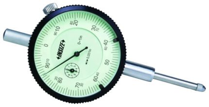 INSIZE DIAL INDICATOR WITH 1-INCH RANGE AND 0.0005-INCH GRADUATION | 2307-105