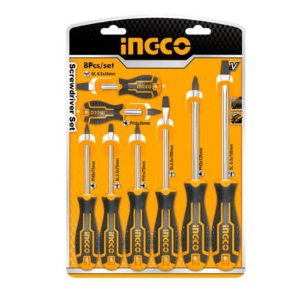 GO-THROUGH SCREWDRIVER SET 6PCS