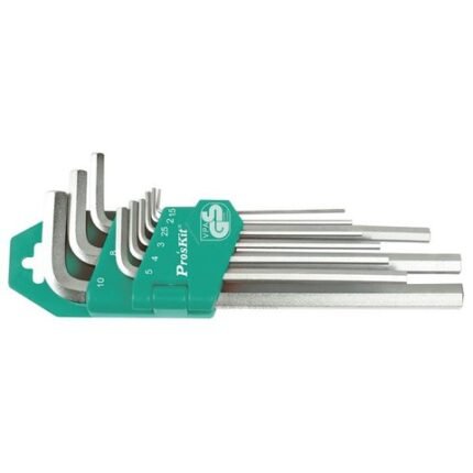 9PCS LONG ARM HEX KEY SET(1.5,2,2.5,3,4,5,6,8,10MM)