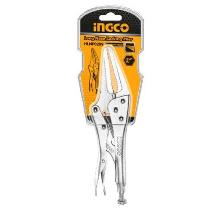 INGCO LONG NOSE LOCKING PLIERS HLNP0209