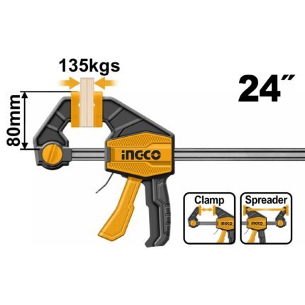 INGCO QUICK BAR CLAMP 24" HQBC24802
