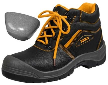 INGCO SSH04SB DURABLE SAFETY BOOTS WITH STEEL TOE CAP | PROTECTIVE WORK FOOTWEAR