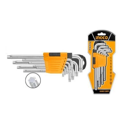 LONG ARM TORX KEY SET 9PCS