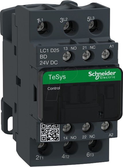 CONTACTOR 11KW, COIL 24VDC | LC1D25BD