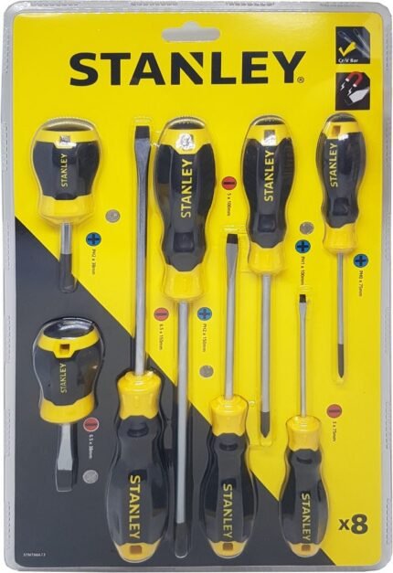 STANLEY CUSHION GRIP S DRIVER 8PC SET | STMT66673