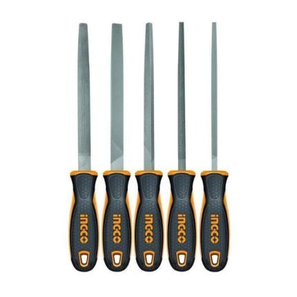 STEEL FILE SET 5PCS 8"