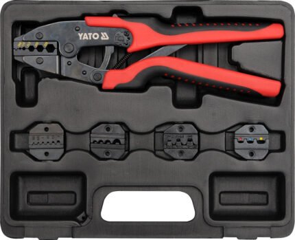 QUICK INTERCHANGEABLE RATCHET CRIMPER SET