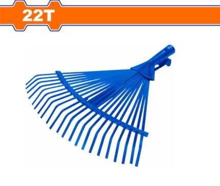 WADFOW METAL LEAF RAKE ADJUSTABLE 22T