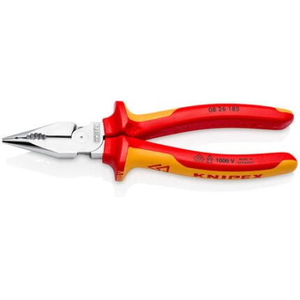 KNIPEX NEEDLE-NOSE COMBINATION PLIERS 08 26 185 SB