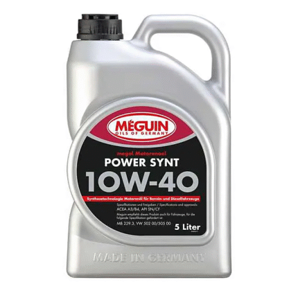 MEGUIN MOTOR OIL POWER SYNT SAE 10W-40