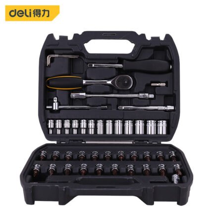 DELI SOCKETS SET 46 PCS 1/4" | EDL1046