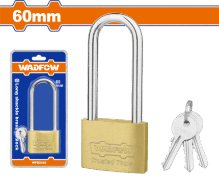 LONG SHACKLE BRASS PADLOCK 2 INCH