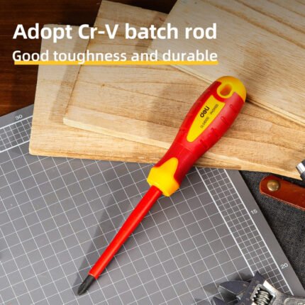 DELI INSULATED PHILLIPS SCREWDRIVER PH1 100MM | EDL516100